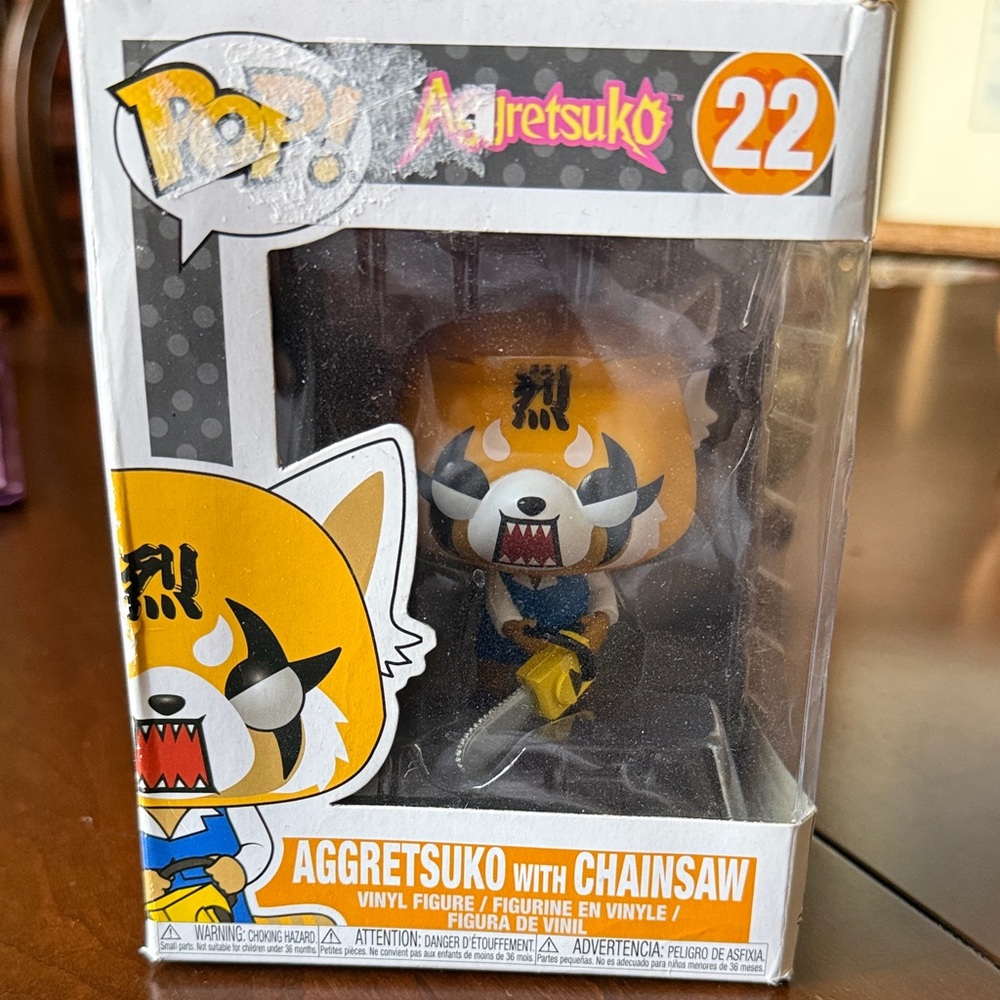 Funko Aggretsuko with Chainsaw Vinyl Figure #22 POP!